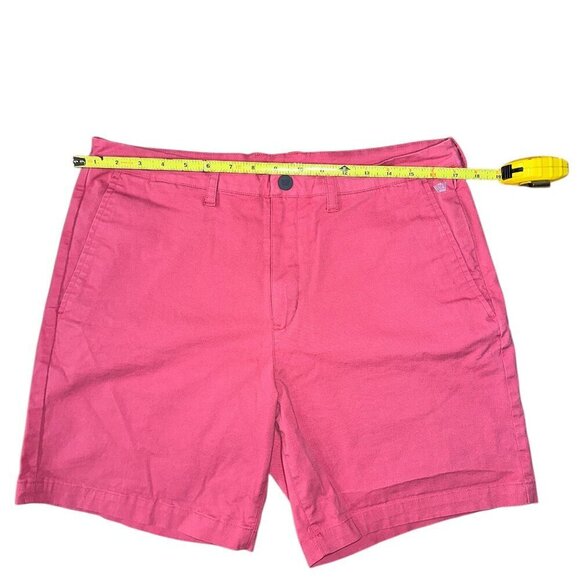 Mack Weldon Mens Maverick Tech Chino Short Sconset Red 7 Inch Short 34W - Picture 2 of 6
